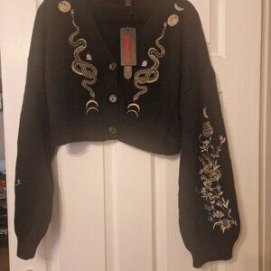 Romwe cropped cardigan